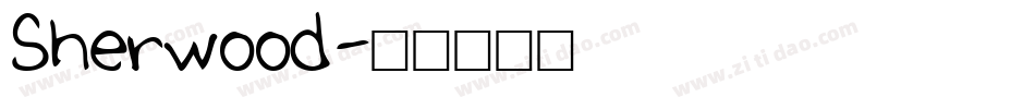 Sherwood字体转换