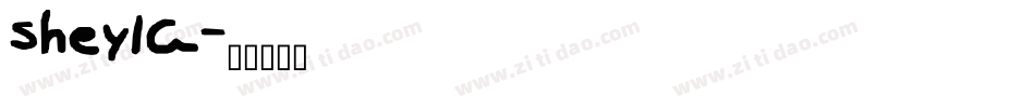sheyla字体转换