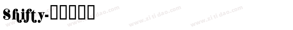 Shifty字体转换