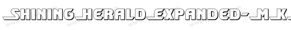 ShiningHeraldExpanded-MKWB字体转换