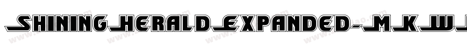 ShiningHeraldExpanded-MKWB字体转换