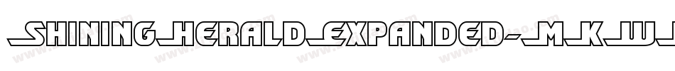ShiningHeraldExpanded-MKWB字体转换