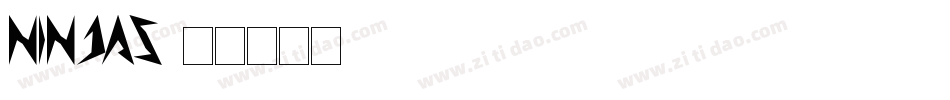 NINJAS字体转换