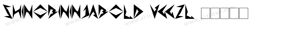 ShinobiNinjaBold-VGGZl字体转换