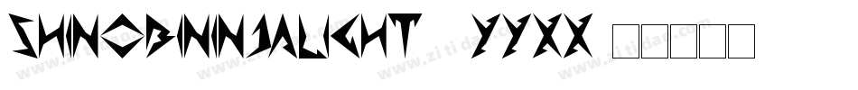ShinobiNinjaLight-6YYXx字体转换