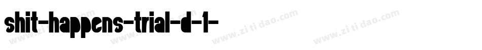 Shit-Happens-trial-d-1字体转换