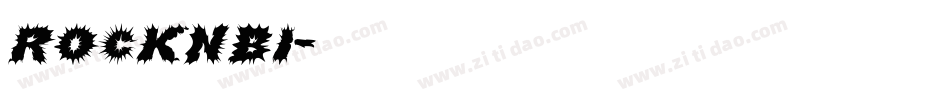 ROCKNBI字体转换