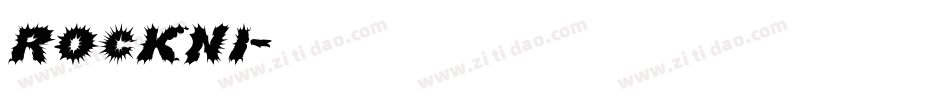 ROCKNI字体转换