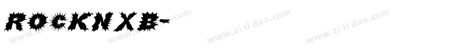 ROCKNXB字体转换
