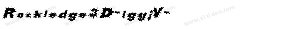 Rockledge3D-lggjV字体转换