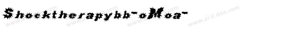 Shocktherapybb-oMoa字体转换