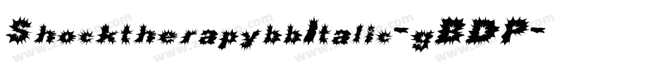 ShocktherapybbItalic-gBDP字体转换