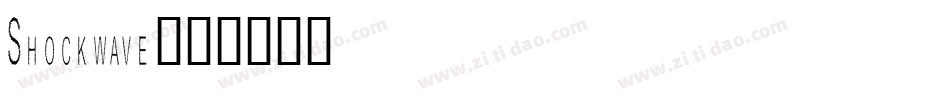 Shockwave字体转换