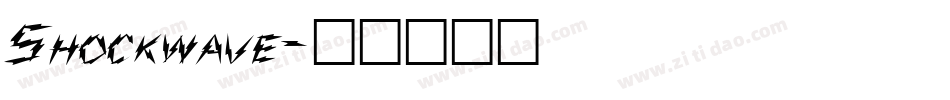 Shockwave字体转换