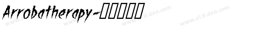 Arrobatherapy字体转换