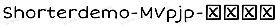 Shorterdemo-MVpjp字体转换