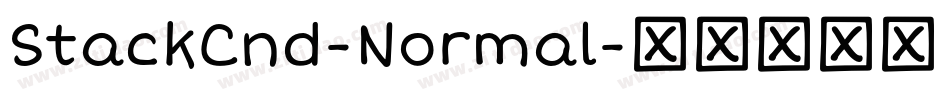 StackCnd-Normal字体转换