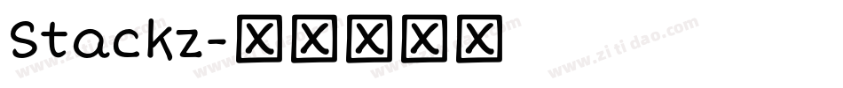Stackz字体转换