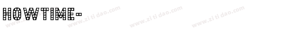 Showtime字体转换