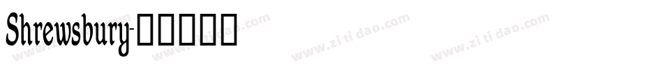 Shrewsbury字体转换