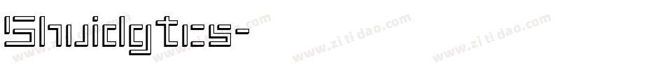 Shuidgtcs字体转换