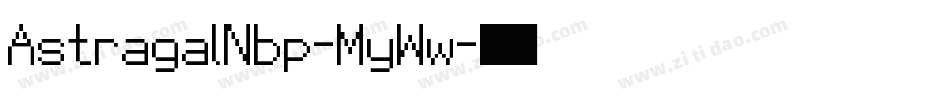 AstragalNbp-MyWw字体转换