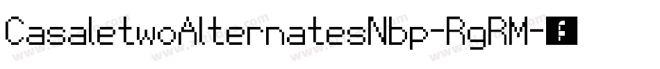 CasaletwoAlternatesNbp-RgRM字体转换