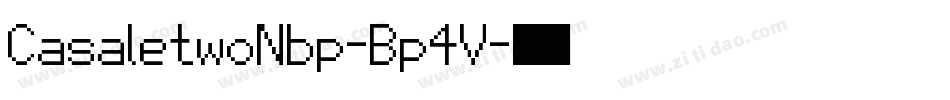 CasaletwoNbp-Bp4V字体转换
