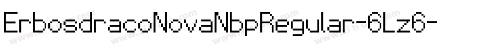 ErbosdracoNovaNbpRegular-6Lz6字体转换