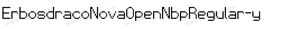 ErbosdracoNovaOpenNbpRegular-yGa5字体转换