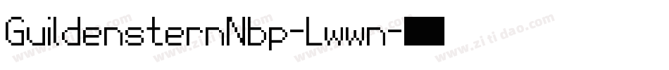 GuildensternNbp-Lwwn字体转换