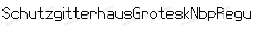 SchutzgitterhausGroteskNbpRegular-l5pV字体转换