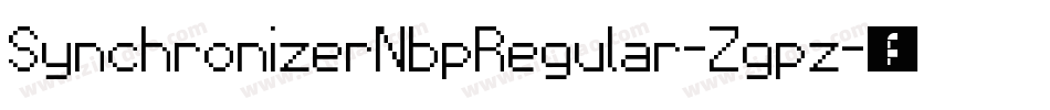 SynchronizerNbpRegular-Zgpz字体转换