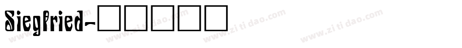Siegfried字体转换