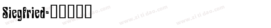 Siegfried字体转换