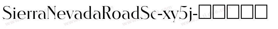 SierraNevadaRoadSc-xy5j字体转换