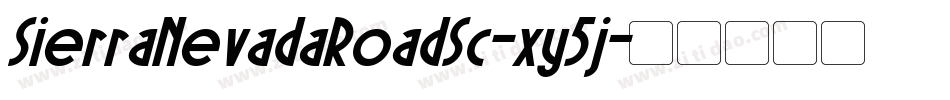 SierraNevadaRoadSc-xy5j字体转换