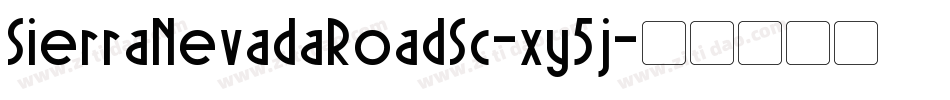 SierraNevadaRoadSc-xy5j字体转换