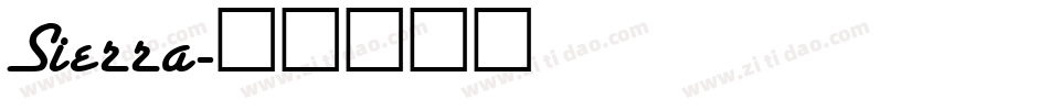 Sierra字体转换