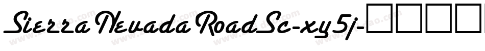 SierraNevadaRoadSc-xy5j字体转换