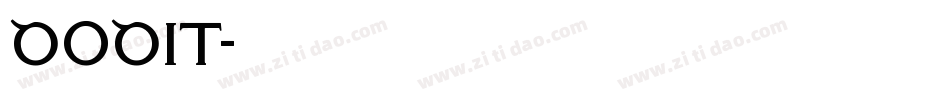 dodit字体转换