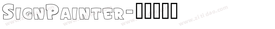 SignPainter字体转换