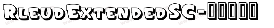 RleudExtendedSC字体转换