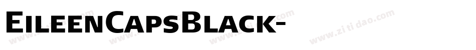 EileenCapsBlack字体转换