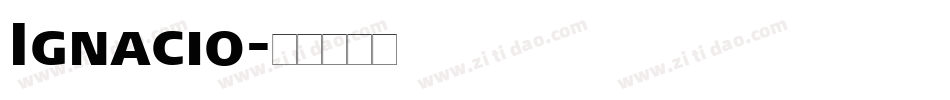 Ignacio字体转换