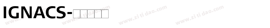 IGNACS字体转换