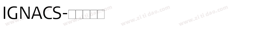 IGNACS字体转换