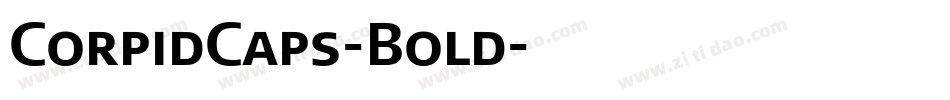 CorpidCaps-Bold字体转换