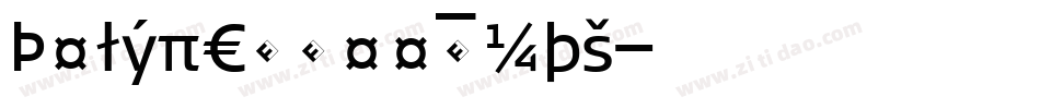PolymerBookCaps字体转换