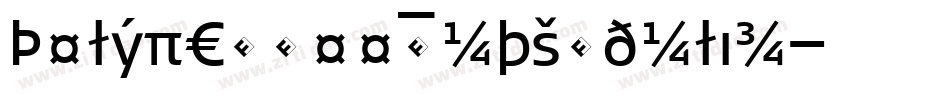 PolymerBookCapsItalic字体转换